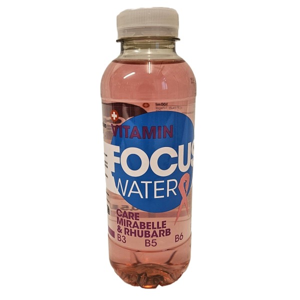 Focus water, Mirabelle & Rhubarbe