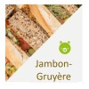 Sandwich jambon gruyère