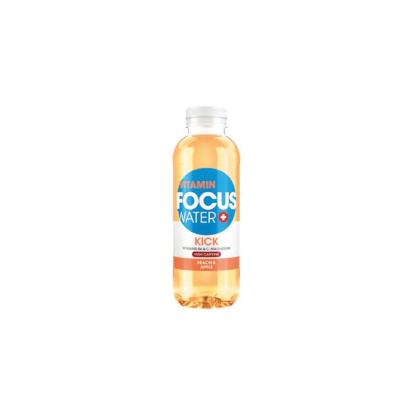 Focuswater Kick Pêche & Pomme 50 cl PET