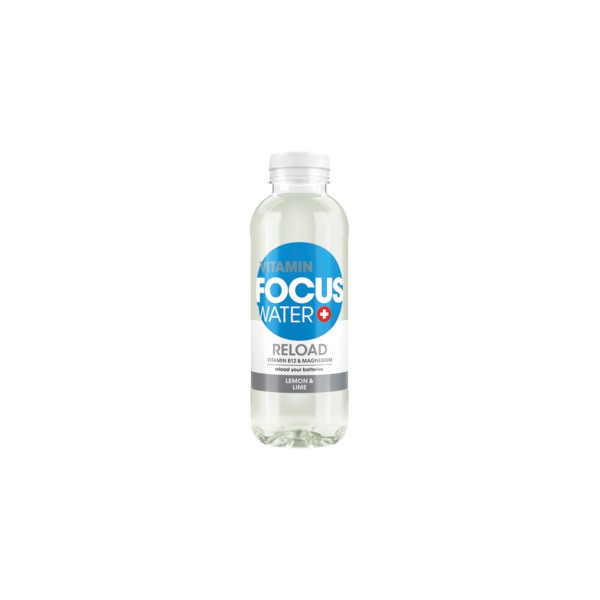 Focuswater Reload, Citron & Lime 50 cl PET