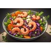 Crevettes, cottage-cheese, Grande (Photo IA)